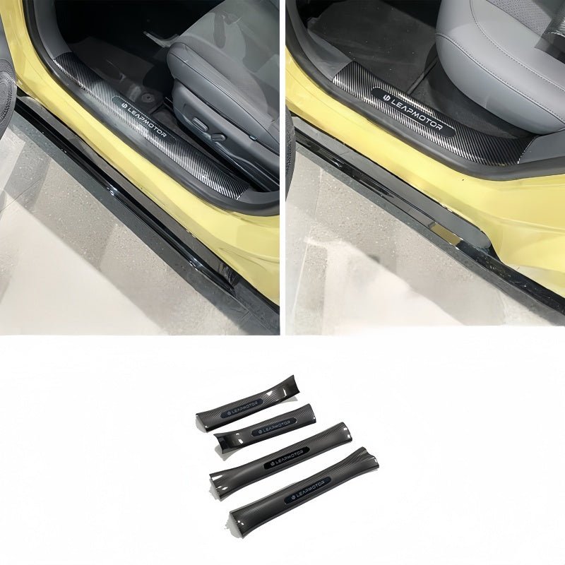Carbon Fiber Sill Protectors for Leapmotor B10/B05 - NICE EVS