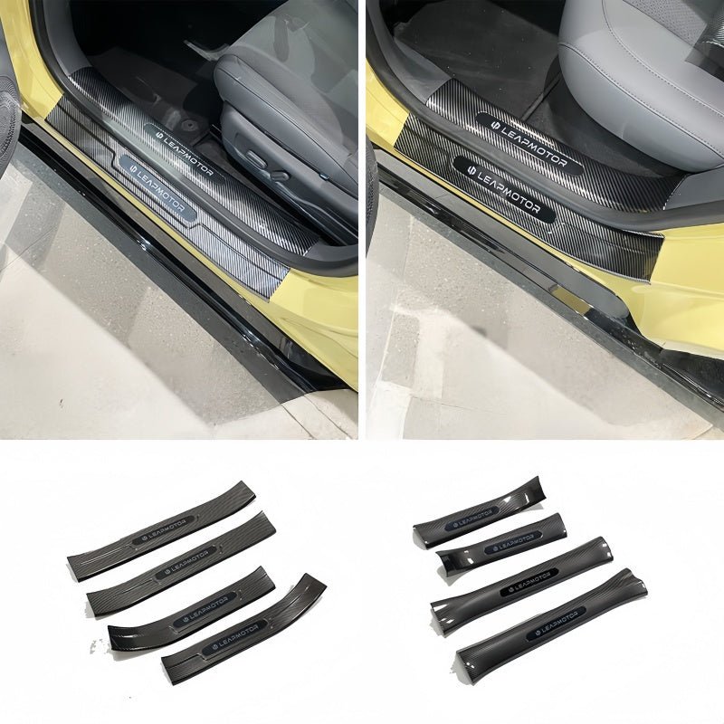 Carbon Fiber Sill Protectors for Leapmotor B10/B05 - NICE EVS