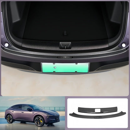 Carbon Fiber Style Trunk Sill Protector for Xpeng L03 - NICE EVS