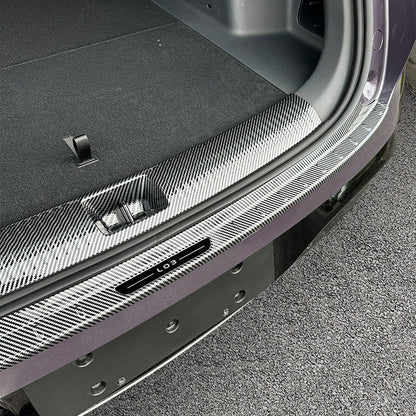Carbon Fiber Style Trunk Sill Protector for Xpeng L03 - NICE EVS