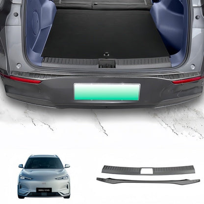 Carbon Fiber Style Trunk Sill Scuff Plate for Geely EX5 - NICE EVS