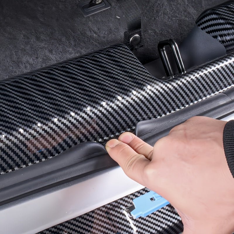 Carbon Fiber Trunk Door Sill Protector Scuff Plate for 2026 Xpeng P7+ - NICE EVS