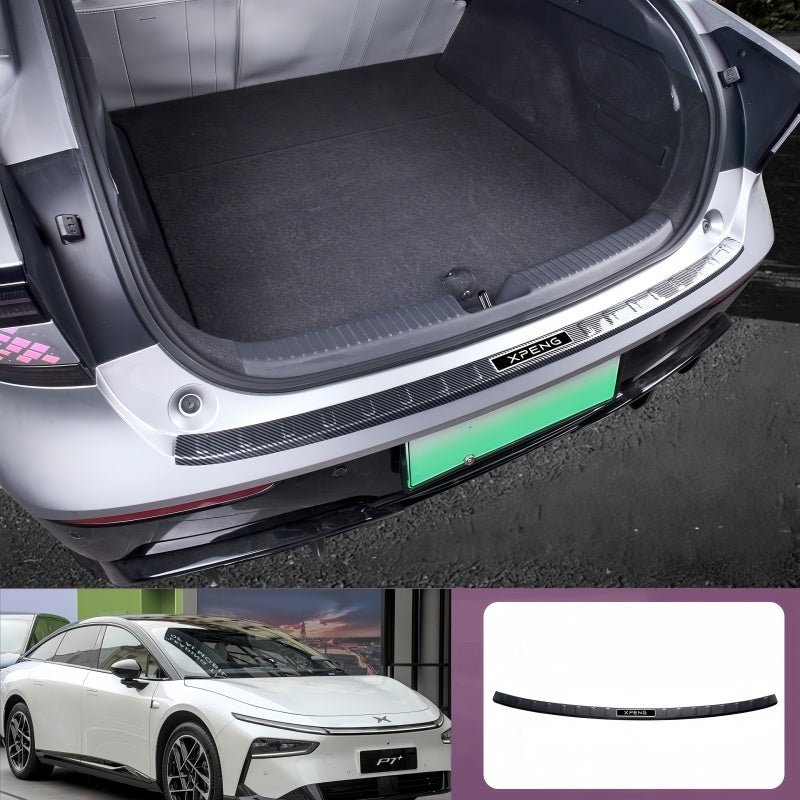 Carbon Fiber Trunk Door Sill Protector Scuff Plate for 2026 Xpeng P7+ - NICE EVS