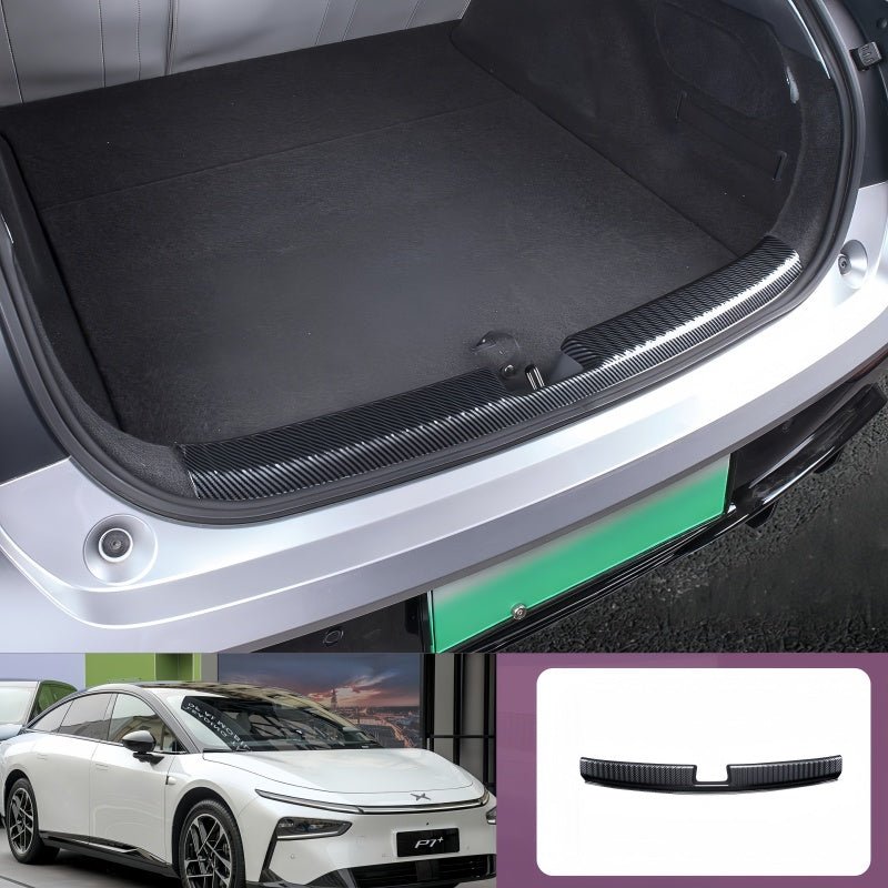Carbon Fiber Trunk Door Sill Protector Scuff Plate for 2026 Xpeng P7+ - NICE EVS