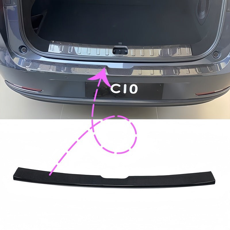 Carbon Fiber Trunk Sill Guard for Leapmotor C10 - NICE EVS