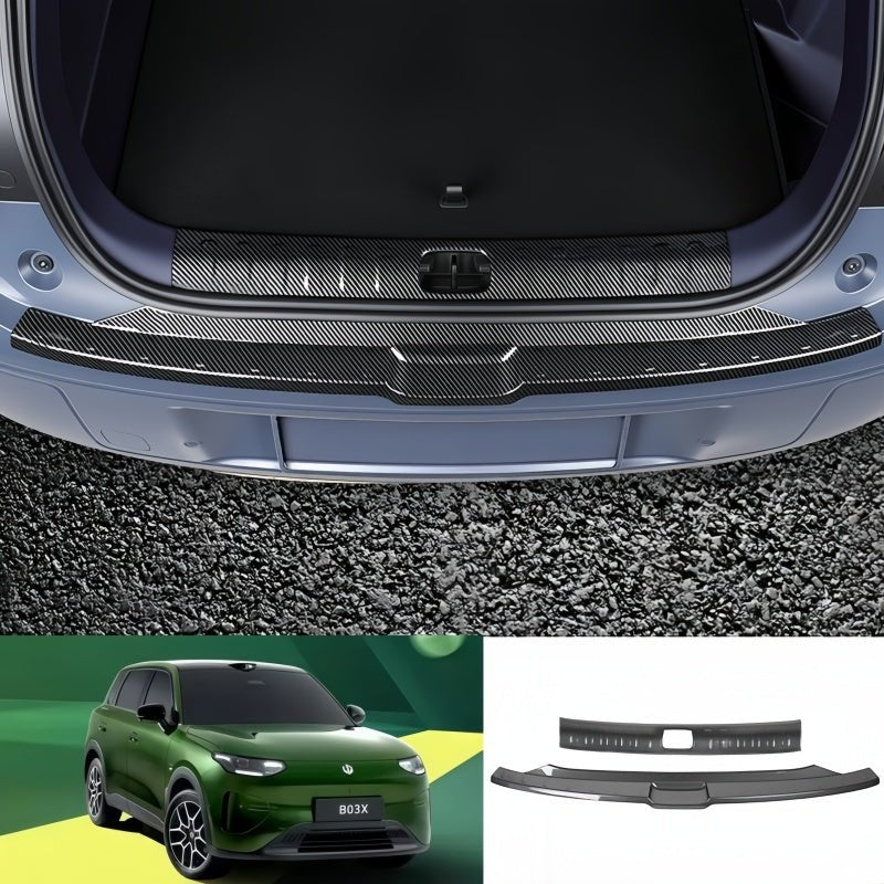 Carbon Fiber Trunk Sill Protector for Leapmotor B03X - NICE EVS