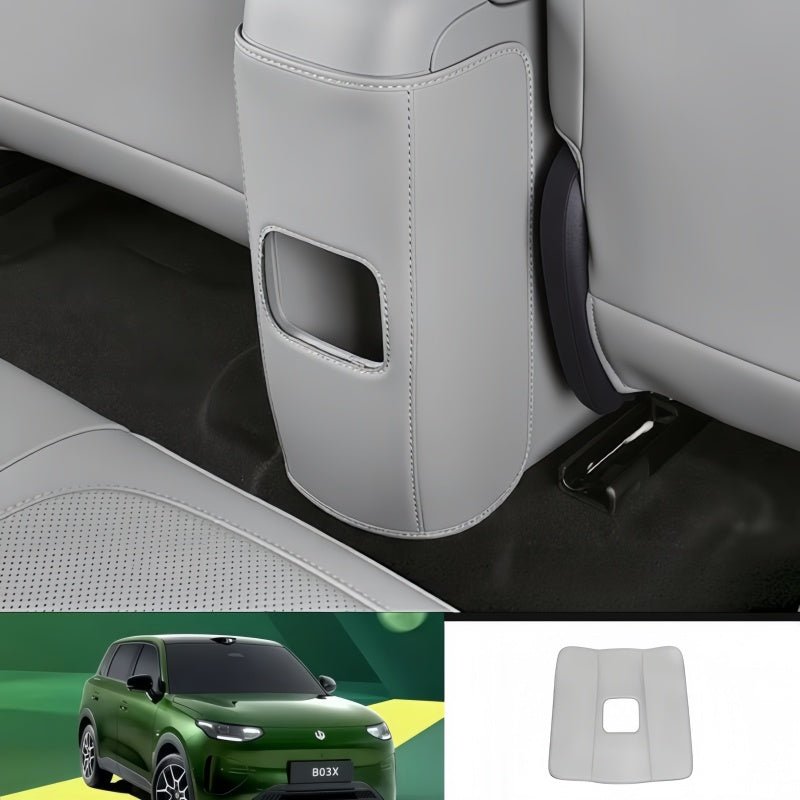 Center Armrest Back Leather Anti-Kick Mat for Leapmotor B03X - NICE EVS