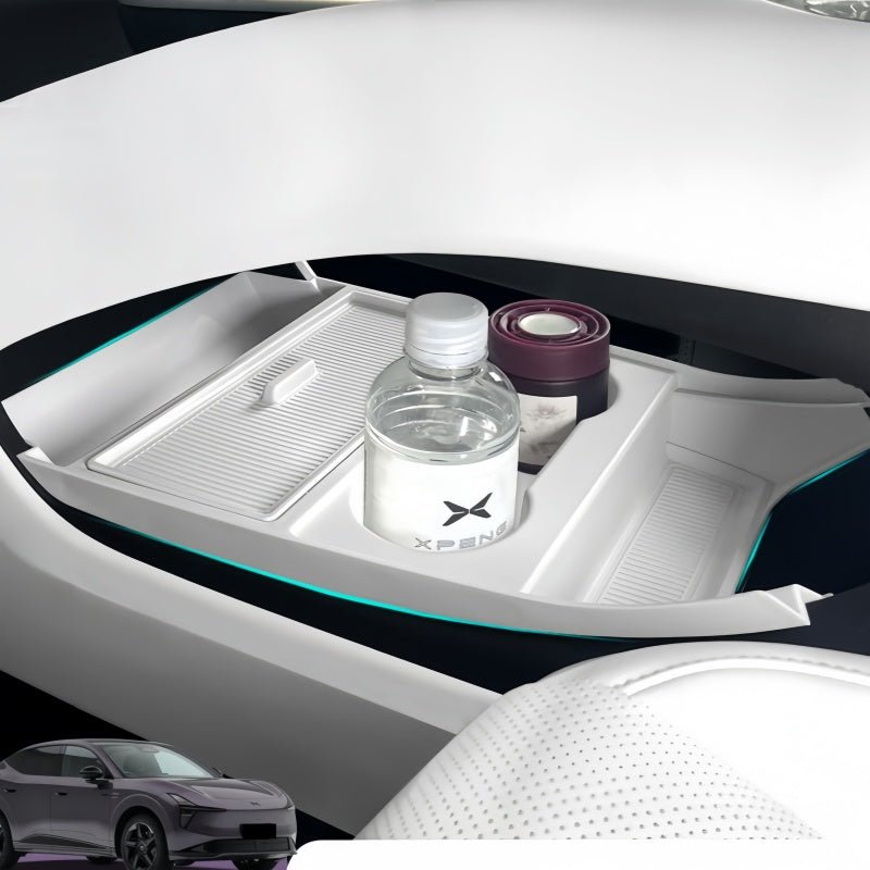 Center Console Lower Double‑Layer Tray for Xpeng L03 - NICE EVS