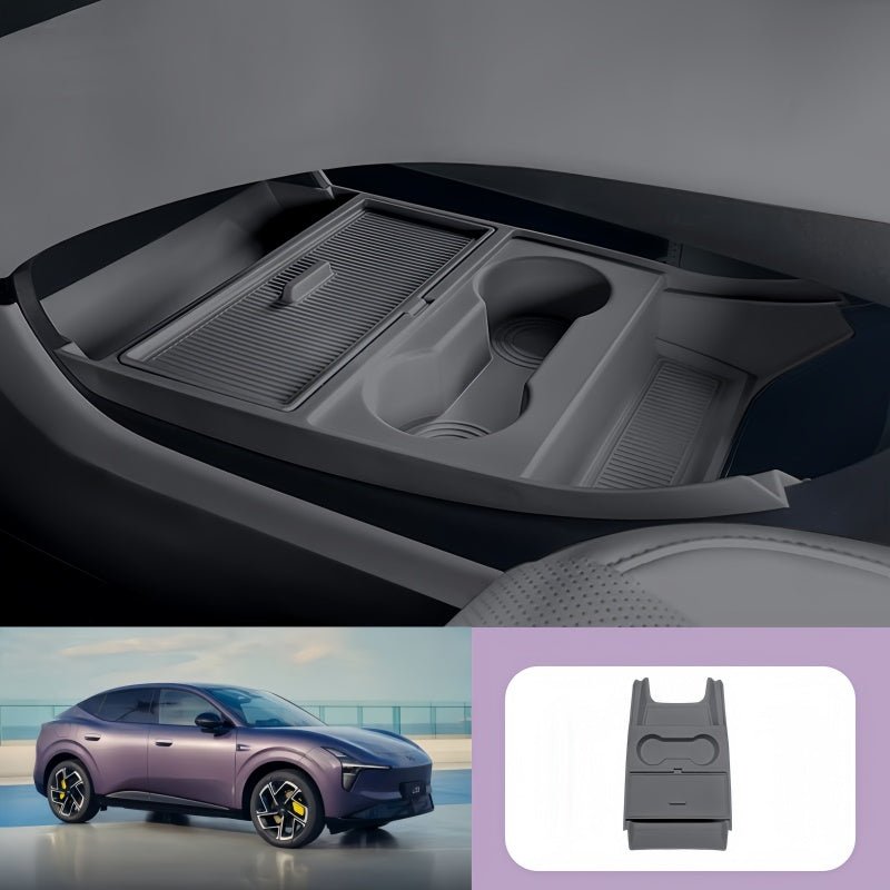 Center Console Lower Double‑Layer Tray for Xpeng L03 - NICE EVS