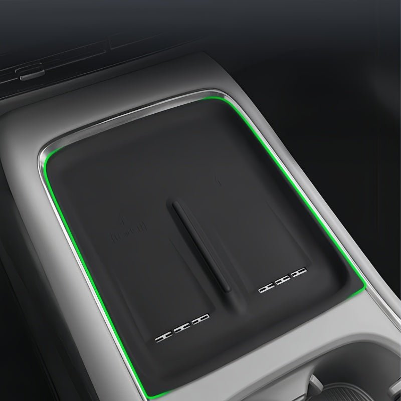Center Console Wireless Charger Anti - Slip Mat Fit Xpeng P7+ 2026 - NICE EVS