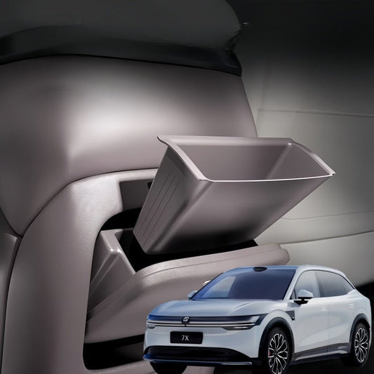 Central Armrest Storage Box Silicone Organizer for Zeekr 7X - NICE EVS