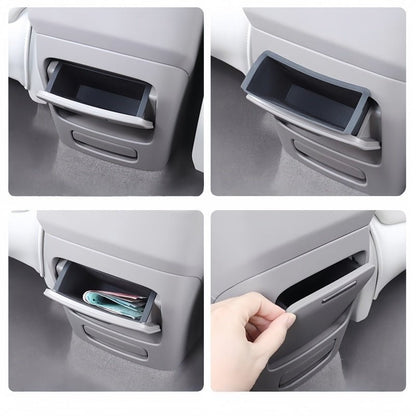 Central Armrest Storage Box Silicone Organizer for Zeekr 7X - NICE EVS