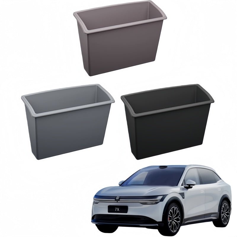 Central Armrest Storage Box Silicone Organizer for Zeekr 7X - NICE EVS