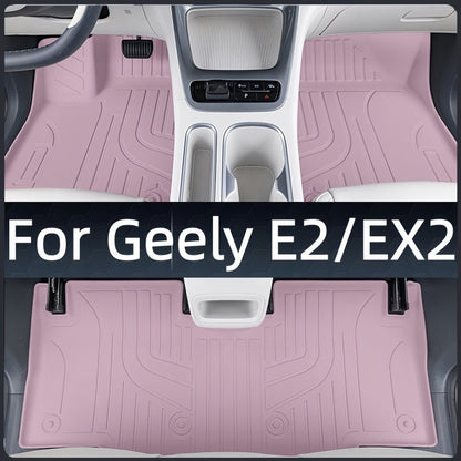 Color TPE Full Set Floor Mats for Geely E2 / EX2, Left Hand Drive Only - NICE EVS