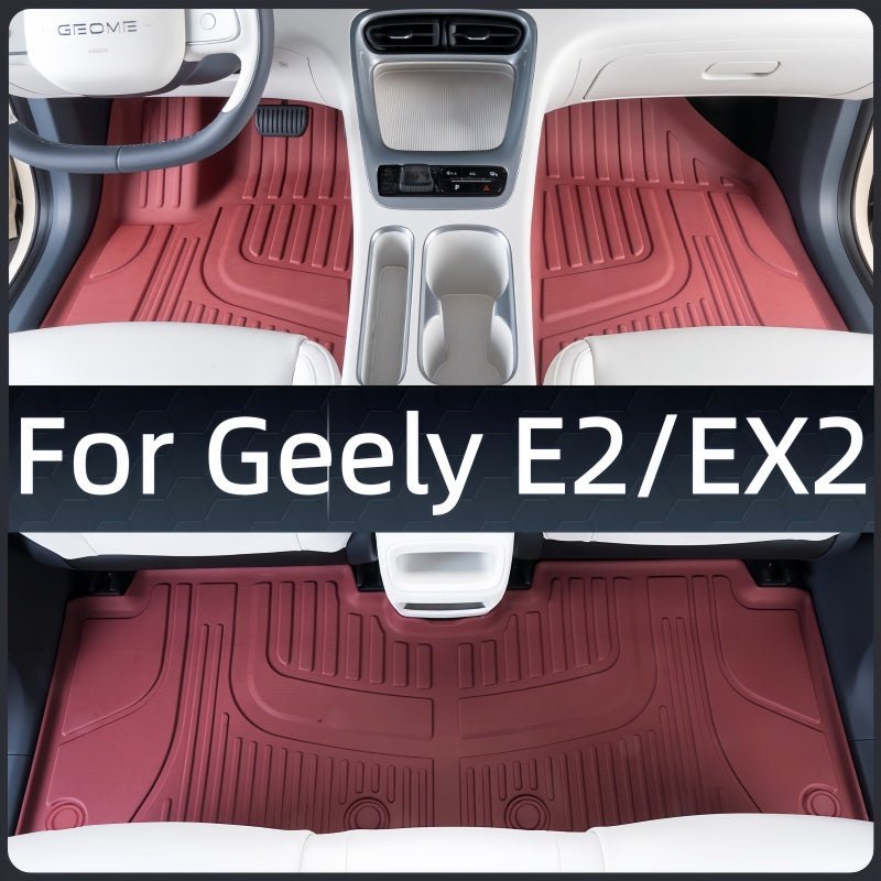 Color TPE Full Set Floor Mats for Geely E2 / EX2, Left Hand Drive Only - NICE EVS