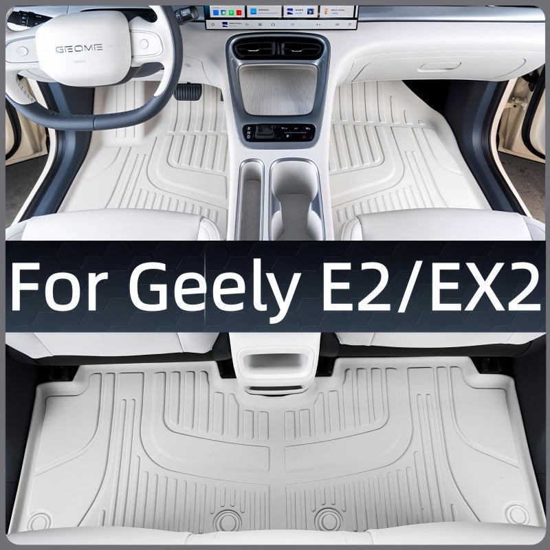 Color TPE Full Set Floor Mats for Geely E2 / EX2, Left Hand Drive Only - NICE EVS