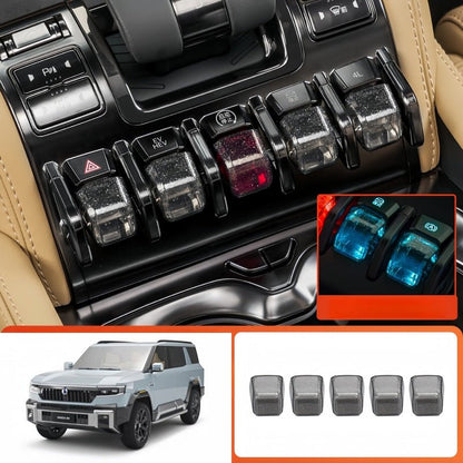 Console Button TPU Protective Sleeve for BYD Leopard 8 & Denza B8 - NICE EVS