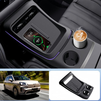 Console Charger & Cup Holder Silicone Mat for Aion V - NICE EVS