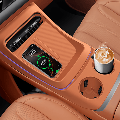 Console Charger & Cup Holder Silicone Mat for Aion V - NICE EVS