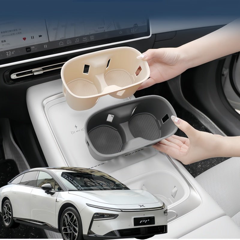 Console Cup Slot Silicone Mat for 2026 Xpeng P7+ - NICE EVS