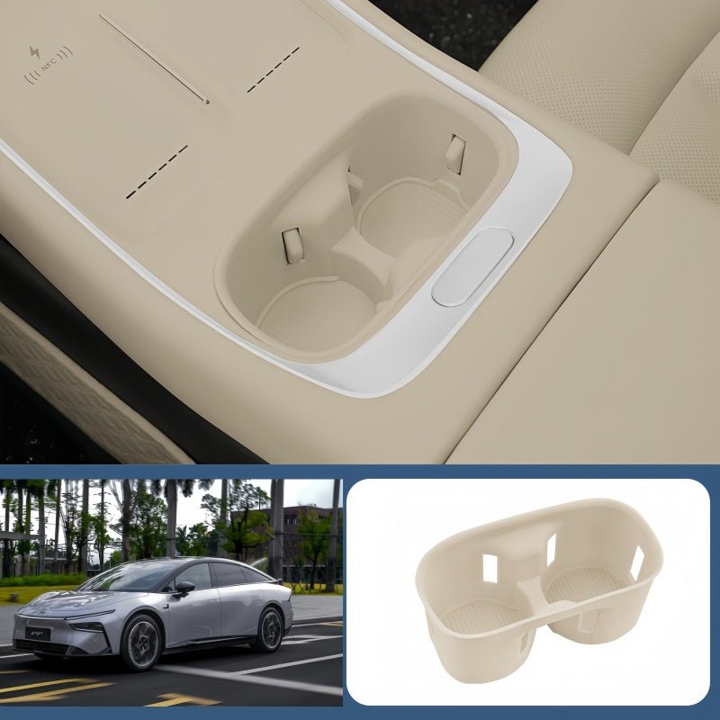 Console Cup Slot Silicone Mat for 2026 Xpeng P7+ - NICE EVS