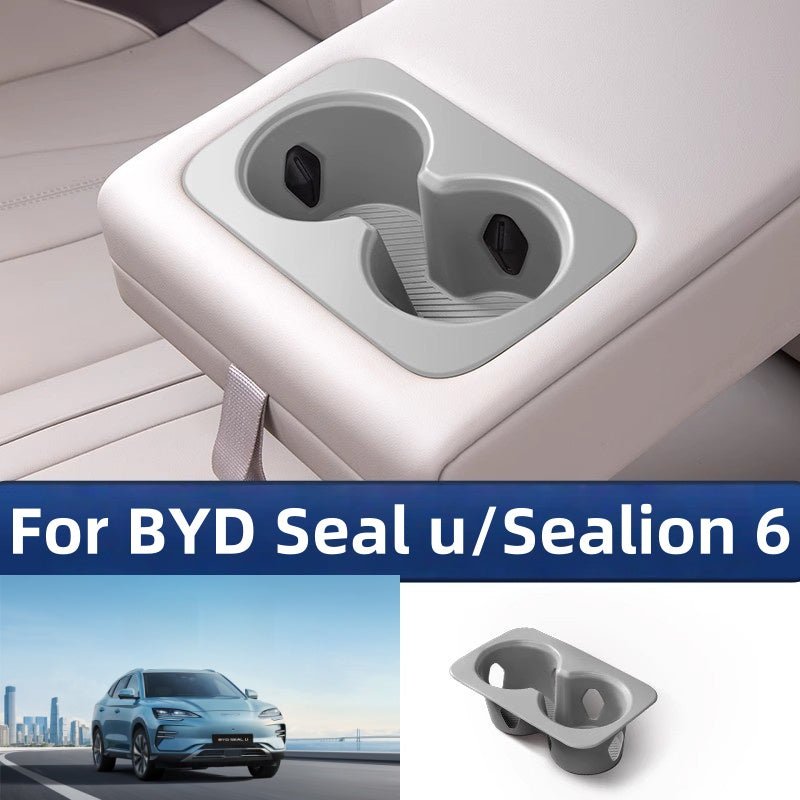 Cup Holder Protector for BYD Seal U/Sealion 6 Rear Armrest Box - NICE EVS