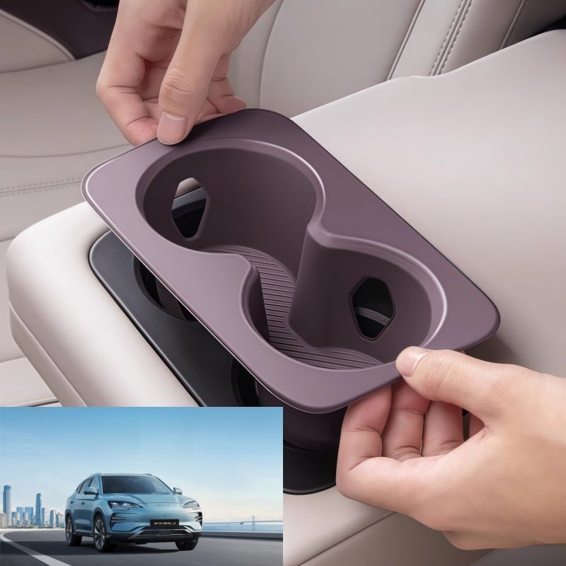 Cup Holder Protector for BYD Seal U/Sealion 6 Rear Armrest Box - NICE EVS