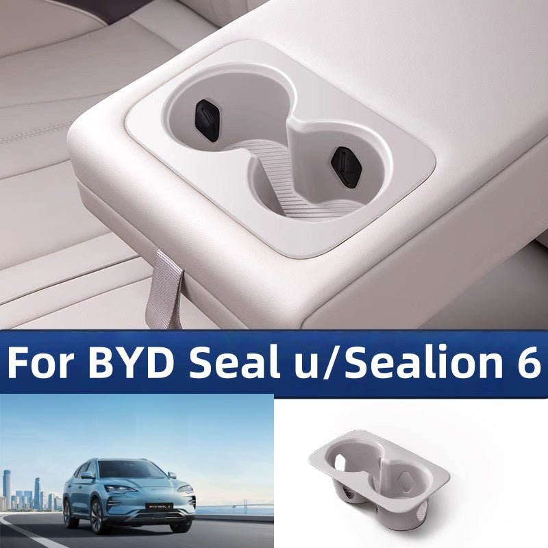 Cup Holder Protector for BYD Seal U/Sealion 6 Rear Armrest Box - NICE EVS
