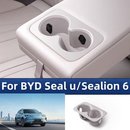 Cup Holder Protector for BYD Seal U/Sealion 6 Rear Armrest Box - NICE EVS