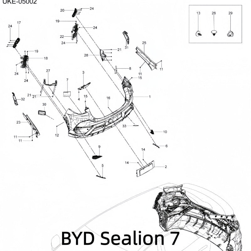 Custom OEM Replacement Parts For All BYD Models - NICE EVS