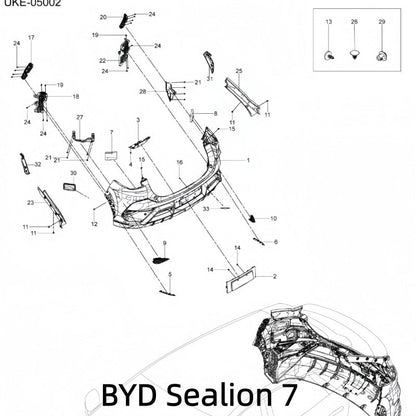 Custom OEM Replacement Parts For All BYD Models - NICE EVS