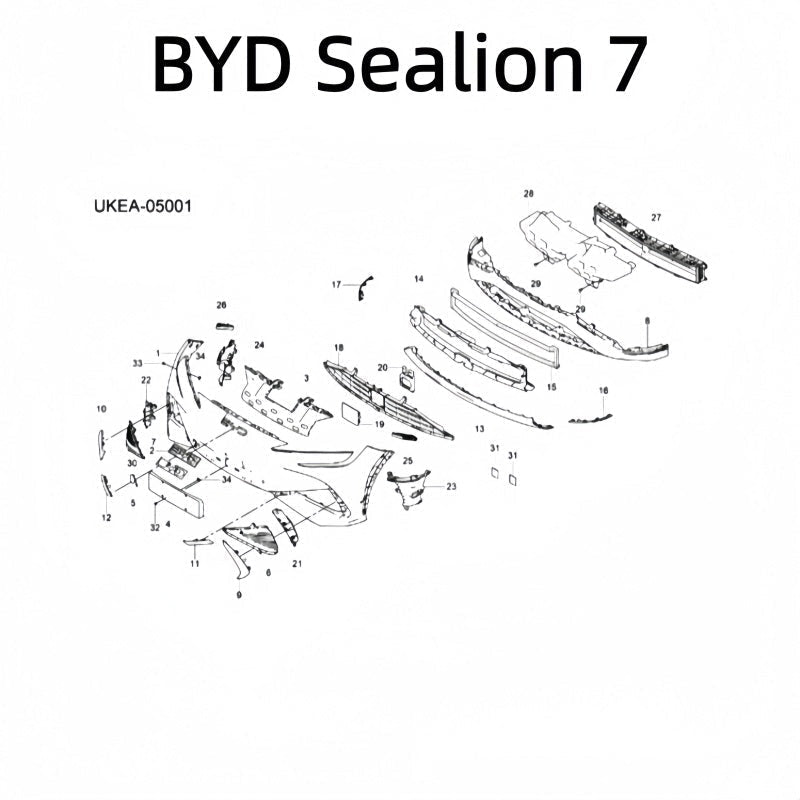 Custom OEM Replacement Parts For All BYD Models - NICE EVS