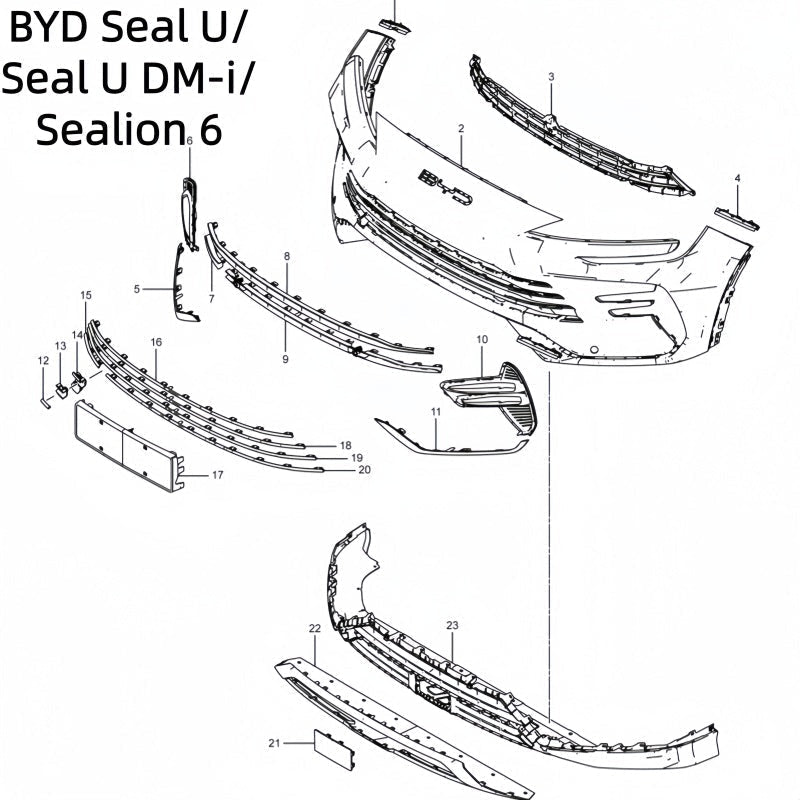 Custom OEM Replacement Parts For All BYD Models - NICE EVS