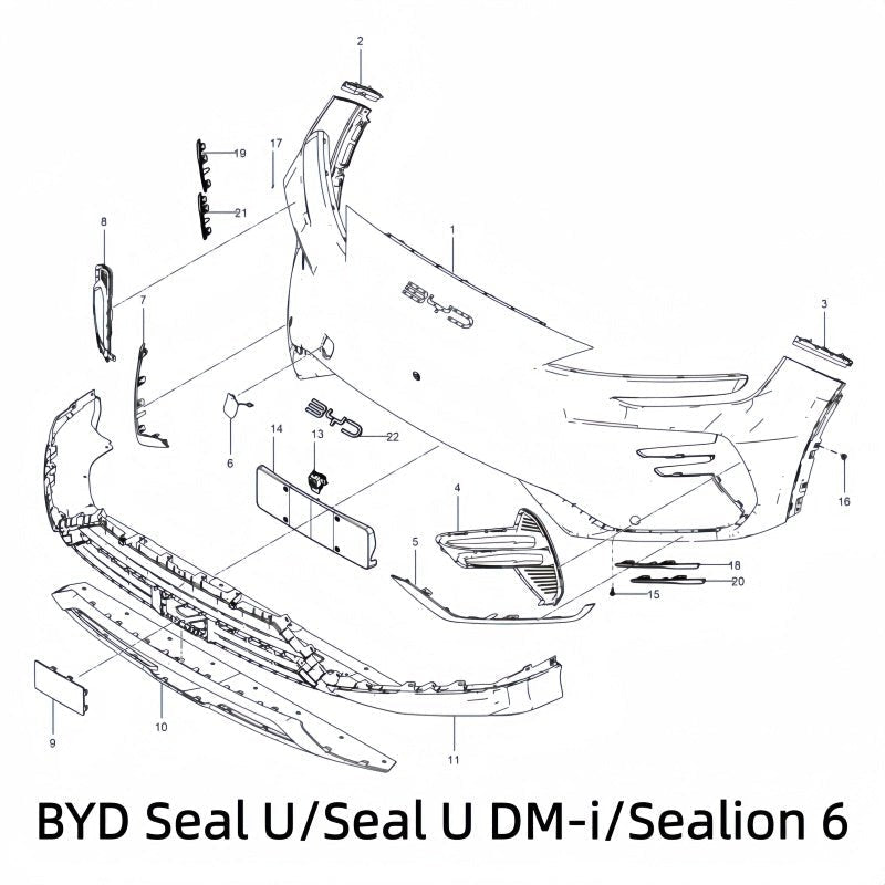 Custom OEM Replacement Parts For All BYD Models - NICE EVS