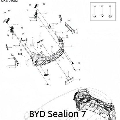 Custom OEM Replacement Parts For All BYD Models - Nice BYD