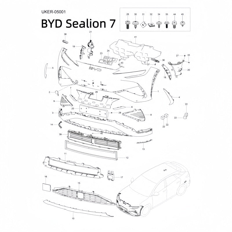 Custom OEM Replacement Parts For All BYD Models - NICE EVS