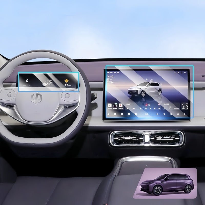 Dashboard & Navigation Tempered Glass Protector for Leapmotor B10/C10 - NICE EVS
