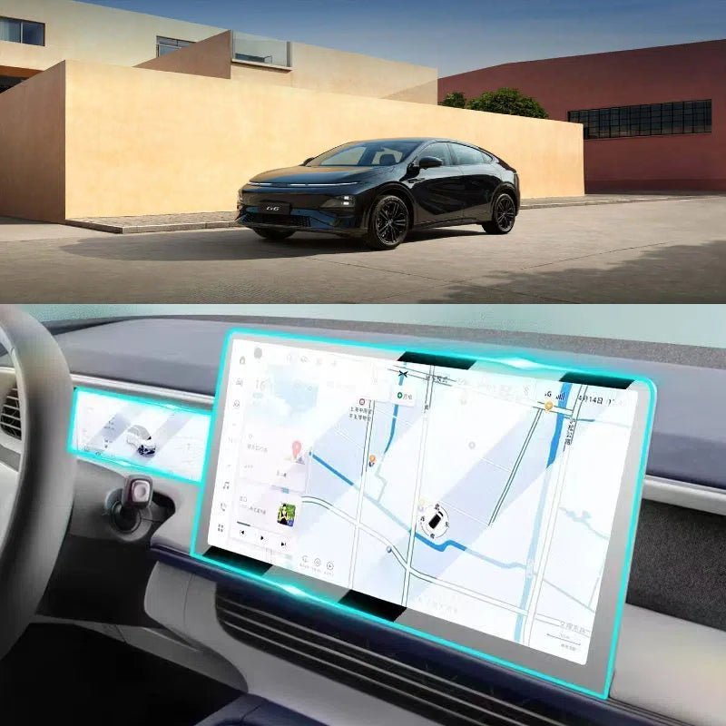 Dashboard & Navigation Tempered Glass Protector for Xpeng G6 - NICE EVS