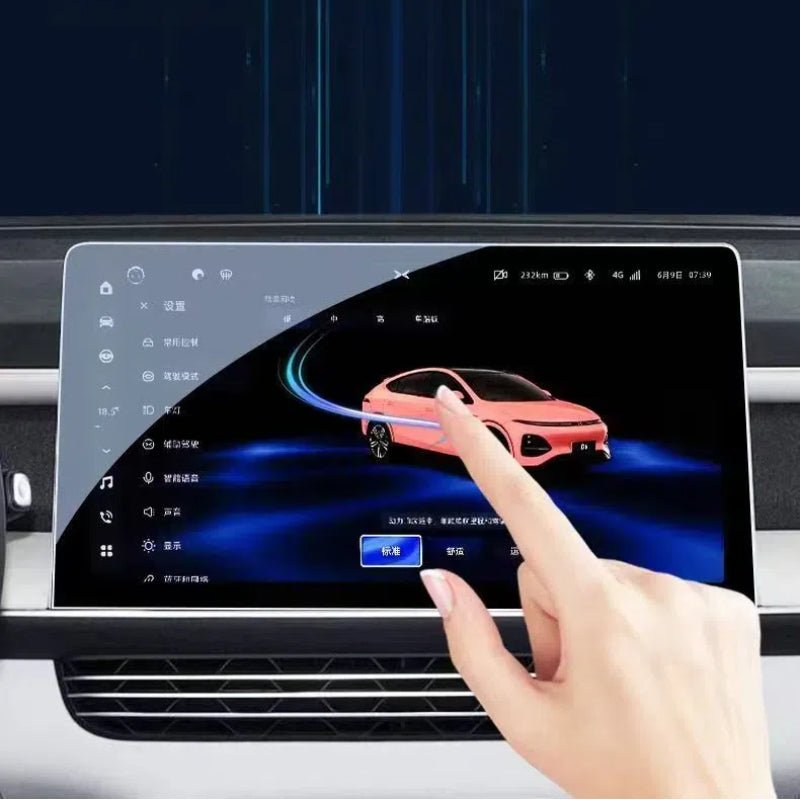 Dashboard & Navigation Tempered Glass Protector for Xpeng G6 - NICE EVS