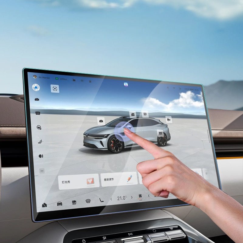 Dashboard & Navigation Tempered Glass Protector for Zeekr 7GT - NICE EVS