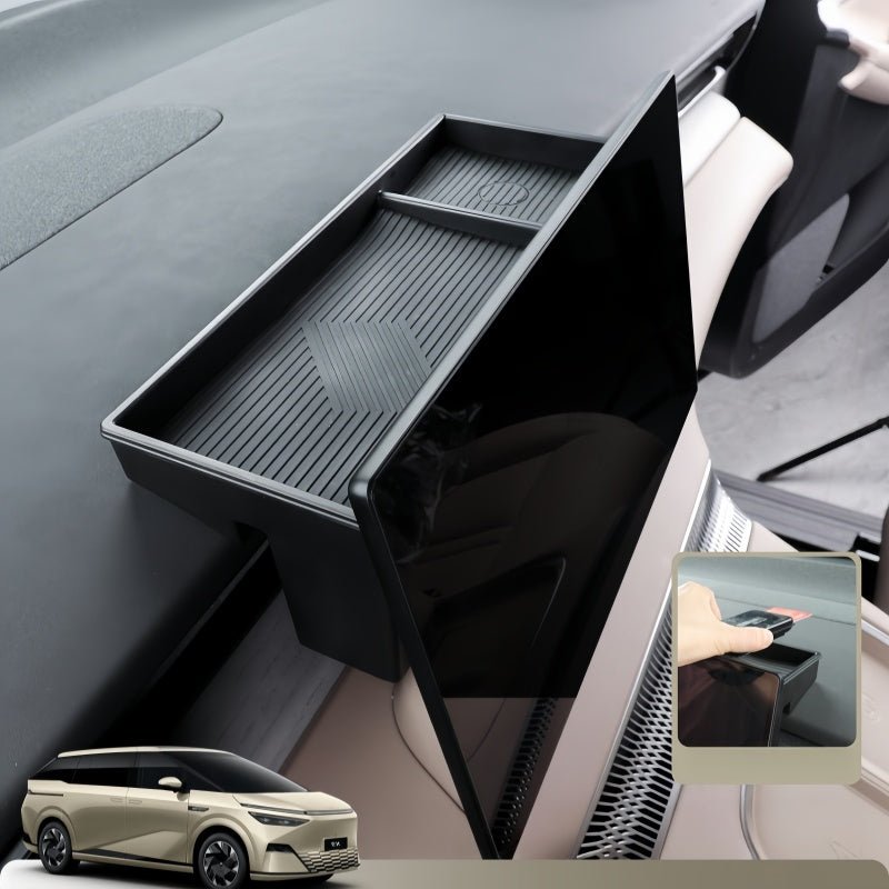 Dashboard Screen Rear Tissue & Organizer Box for XPENG X9 2023-2026 - NICE EVS