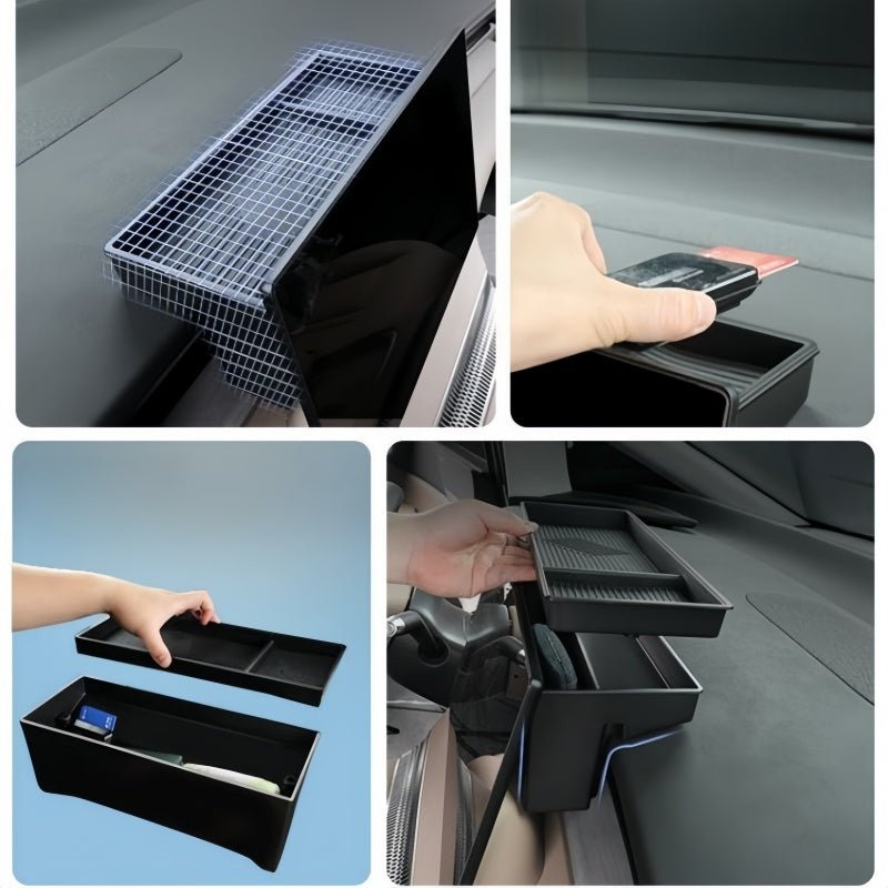 Dashboard Screen Rear Tissue & Organizer Box for XPENG X9 2023-2026 - NICE EVS