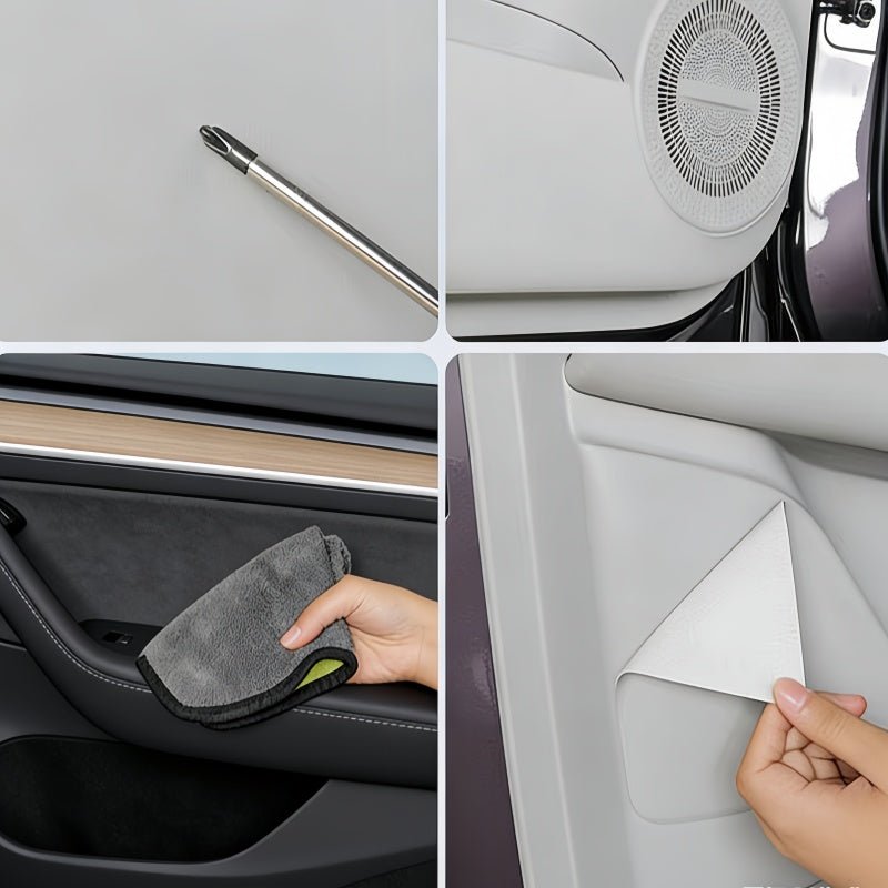 Door Anti - Kick Leather Pad for Leapmotor B10 (4 Pcs) - NICE EVS