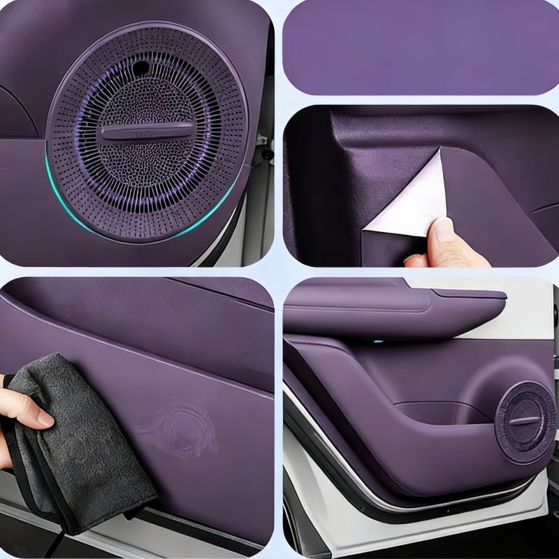 Door Anti - Kick Leather Pad for Leapmotor B10 (4 Pcs) - NICE EVS