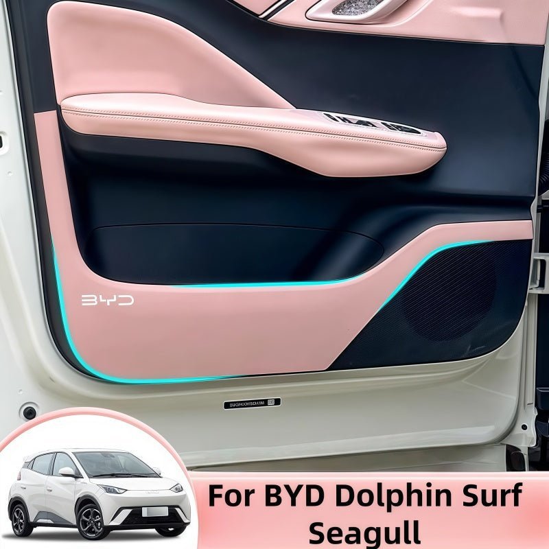 Door Kick Guards for BYD Dolphin Surf/Seagull (4 Pcs) - NICE EVS
