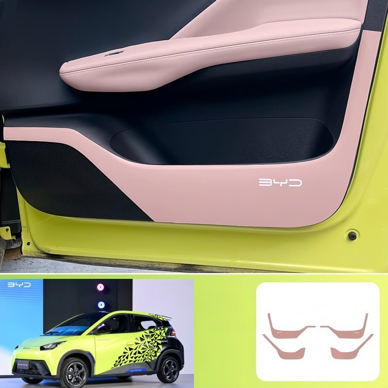 Door Kick Guards for BYD Dolphin Surf/Seagull (4 Pcs) - NICE EVS
