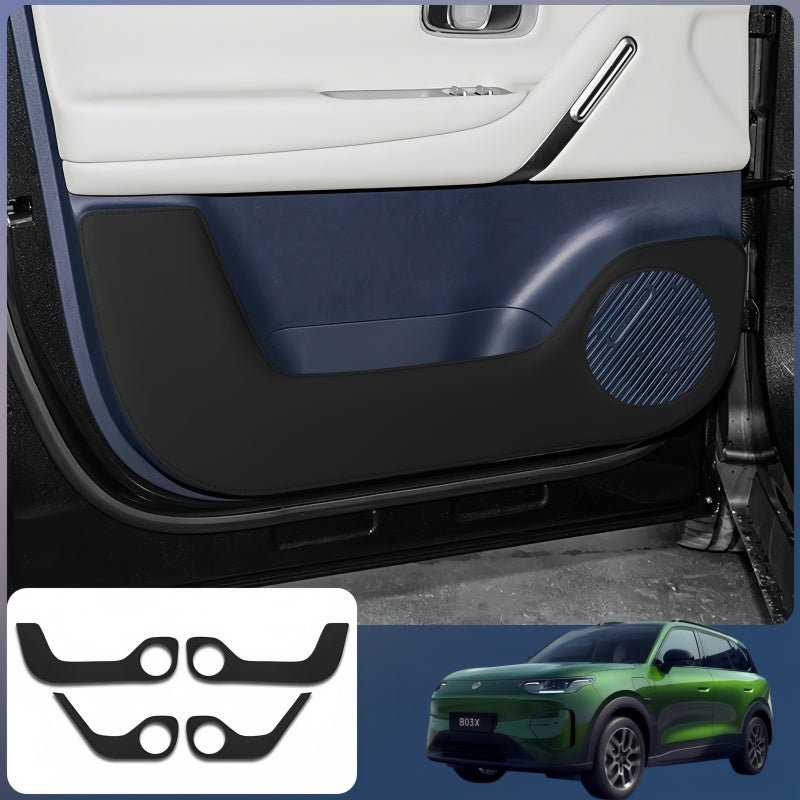 Door Leather Anti-Kick Mats for Leapmotor B03X - NICE EVS