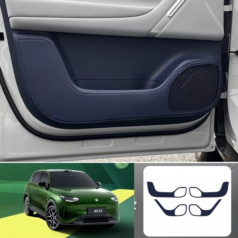 Door Leather Anti-Kick Mats for Leapmotor B03X - NICE EVS