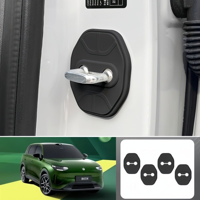 Door Lock & Checker Silicone Protection Covers for Leapmotor B03X - NICE EVS