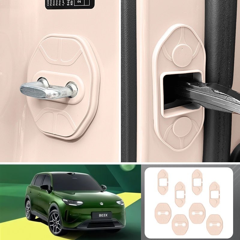Door Lock & Checker Silicone Protection Covers for Leapmotor B03X - NICE EVS